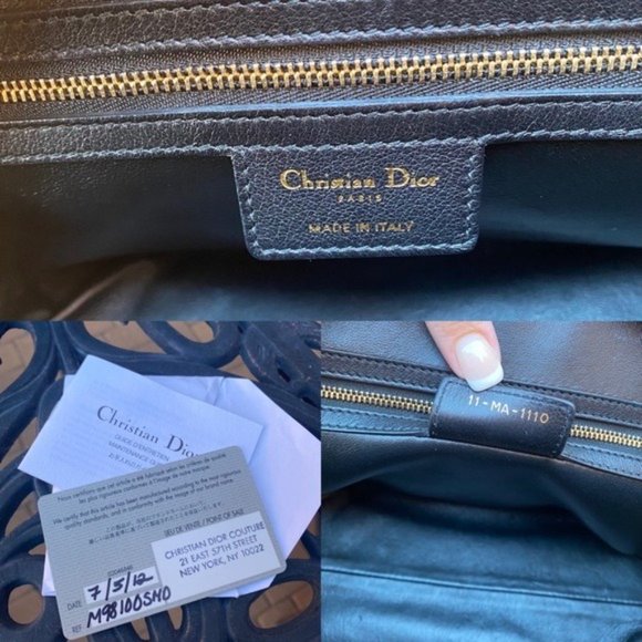 SOLD Dior New Lock Top Handle Leather Bag - Picture 15 of 15